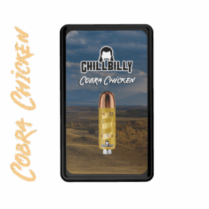 Cobra Chicken Smiggies are pre-rolls by the cowboy cannabis company Chillbilly. Buy Chillbilly products now.