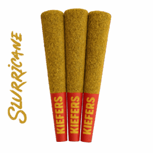 Slurricane Max 50's Kiefers cannabis pre-rolls infused with honey oil by Chillbilly